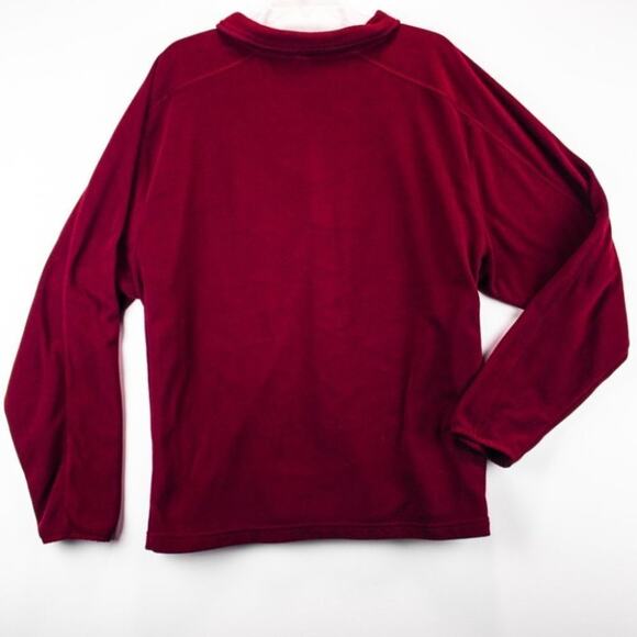 Champion Men's Pullover Size XL Red Fleece Sport Athletic Quarter Zip - Picture 2 of 14